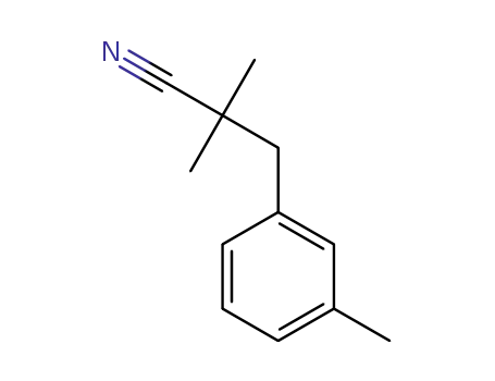 2,2-dimethyl-3-(m-tolyl)propanenitrile