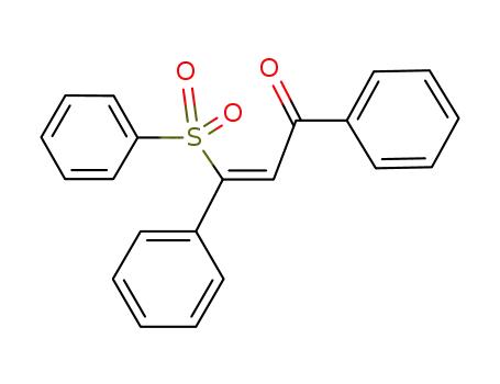 (Z)-1,3-diphenyl-3-(phenylsulfonyl)prop-2-en-1-one