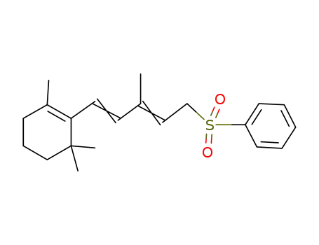 1-Benzolsulfonyl-3-methyl-5-(2',6',6'-trimethyl-cyclohex-1-enyl)-penta-2,4-dien