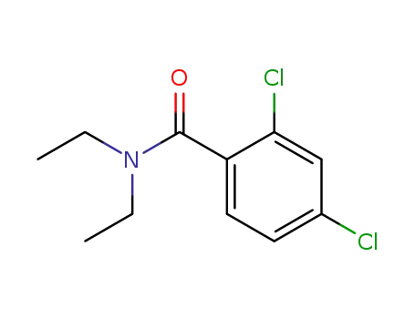 Molecular Structure of 24309-78-2 (2,4-dichloro-N,N-diethylbenzamide)