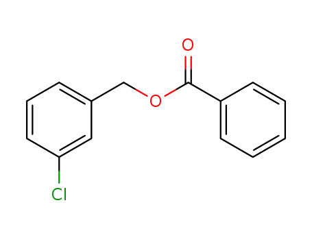 Molecular Structure of 38612-12-3 (Benzenemethanol, 3-chloro-, benzoate)
