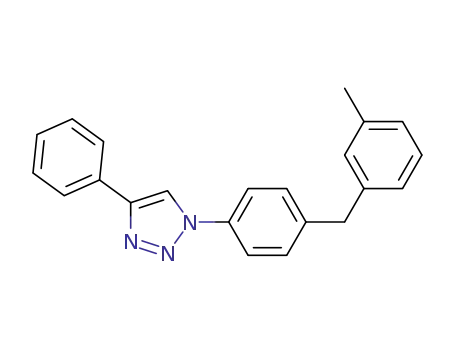 1-(3-methyl-benzyl)-4-phenyl-1H-[1,2,3]triazole