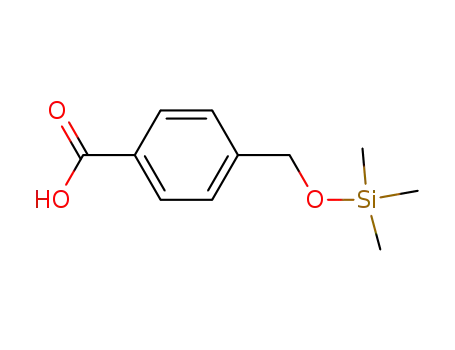 Molecular Structure of 34301-39-8 (Benzoic acid, 4-[[(trimethylsilyl)oxy]methyl]-)
