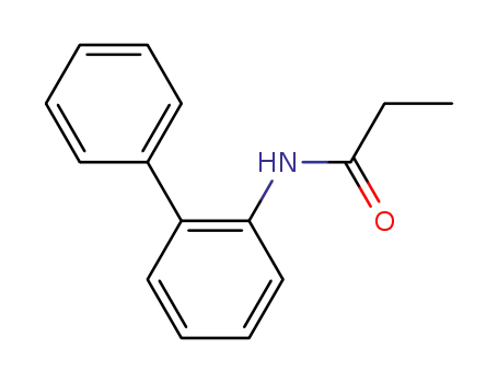 Molecular Structure of 7470-52-2 (N-(biphenyl-2-yl)propanamide)