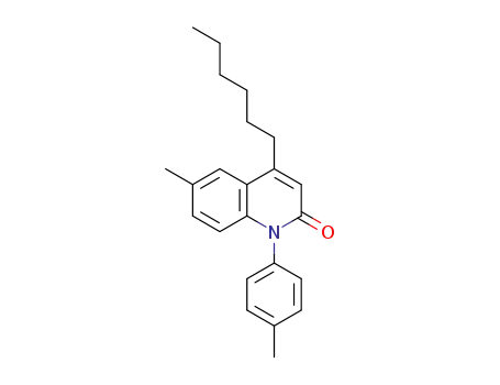 4-hexyl-6-methyl-1-p-tolylquinolin-2(1H)-one