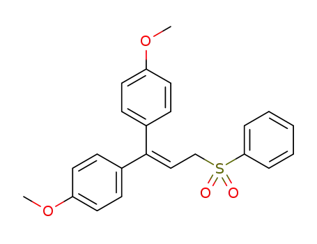 4,4’-[3-(phenylsulfonyl)prop-1-ene-1,1-diyl]bis(methoxybenzene)