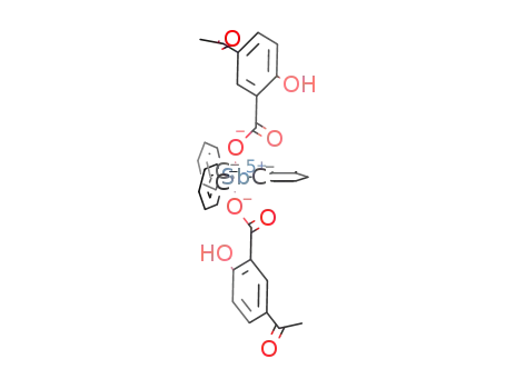 bis-(5-acetylsalicylato)triphenylantimony(V)
