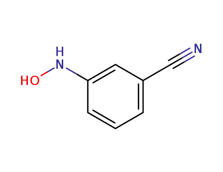 Molecular Structure of 24171-82-2 (Benzonitrile, 3-(hydroxyamino)-)