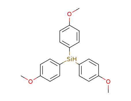 Molecular Structure of 6485-83-2 (Silane, tris(4-methoxyphenyl)-)