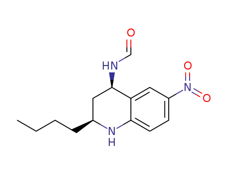 (2-butyl-6-nitro-1,2,3,4-tetrahydroquinolin-4-yl)formamide