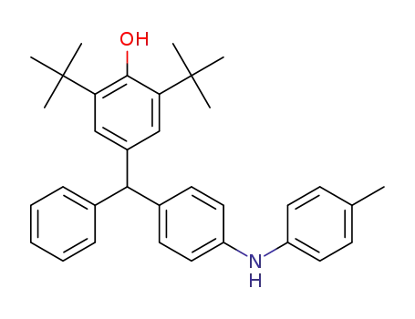 2,6-di-tert-butyl-4-(phenyl(4-(p-tolylamino)phenyl)methyl)phenol