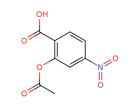Molecular Structure of 17336-10-6 (2-(acetyloxy)-4-nitrobenzoic acid)