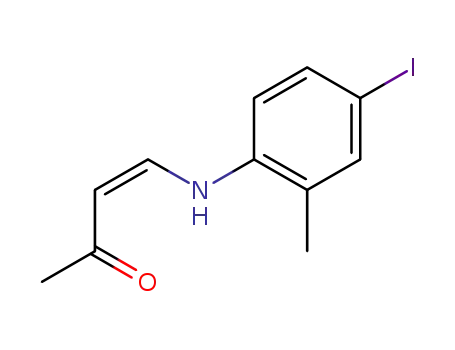 (3Z)-4-[(4-iodo-2-methylphenyl)amino]but-3-en-2-one