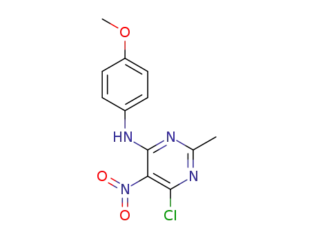 6-chloro-N-(4-methoxyphenyl)-2-methyl-5-nitropyrimidin-4-amine
