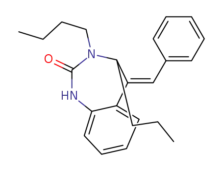 (Z)-5-benzylidene-3-butyl-4-propyl-1,3,4,5-tetrahydro-2H-benzo[d][1,3]diazepin-2-one