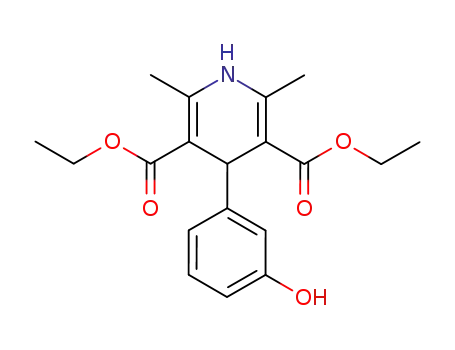 2,6-dimethyl-3,5-diethoxycarbonyl-4-(3-hydroxyphenyl)-1,4-dihydropyridine
