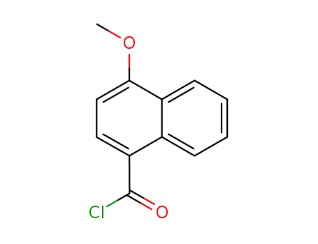 Molecular Structure of 70696-57-0 (4-methoxy-1-naphthoyl chloride)