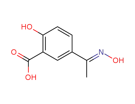 2-hydroxy-5-(1-hydroxyimino-ethyl)-benzoic acid