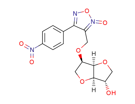 (1,4:3,6-dianhydro-5-O-[4-(4-nitrophenyl)-2-oxido-1,2,5-oxadiazol-3-yl]methyl-D-glucitol)