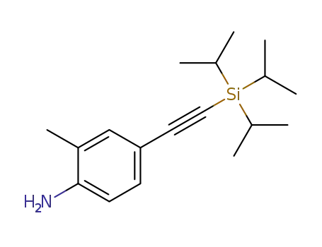 2-methyl-4-[tris(1-methylethyl)silylethynyl]aniline