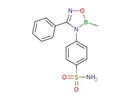 4-(5-methyl-3-phenyl-1,2,4,5-oxadiazaborol-4(5H)-yl)benzenesulfonamide
