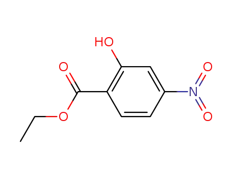 Molecular Structure of 78987-51-6 (Benzoic acid, 2-hydroxy-4-nitro-, ethyl ester)