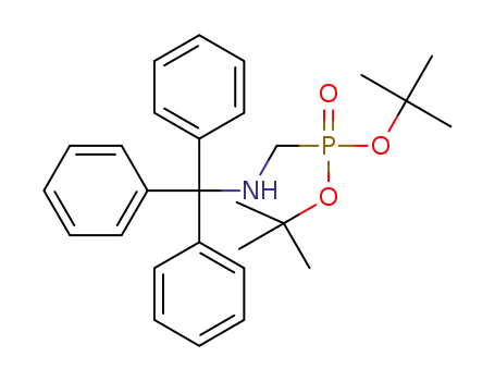 di-tert-butyl ((tritylamino)methyl)phosphonate