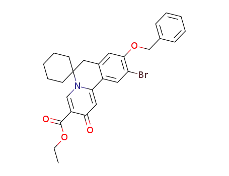 ethyl 9'-(benzyloxy)-10'-bromo-2'-oxo-2',7'-dihydrospiro[cyclohexane-1,6'pyrido[2,1-a]isoquinoline]-3'-carboxylate