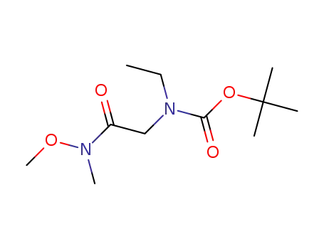 tert-butyl ethyl(2-(methoxy(methyl)amino)-2-oxoethyl)carbamate