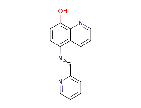 5-[(pyridin-2-ylmethylene)-amino]quinolin-8-ol