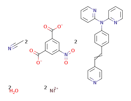 [Ni(dipyridin-2-yl-[4-(2-pyridin-4-yl-vinyl)-phenyl]amine)(5-nitroisophthalate)(H2O)]2*MeCN