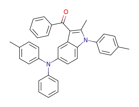 (2-methyl-5-(phenyl(p-tolyl)amino)-1-(p-tolyl)-1H-indol-3-yl)(phenyl)methanone