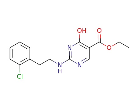 ethyl 2-((2-chlorophenethyl)amino)-4-hydroxypyrimidine-5-carboxylate