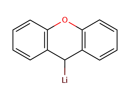 Molecular Structure of 40102-97-4 (Lithium, 9H-xanthen-9-yl-)