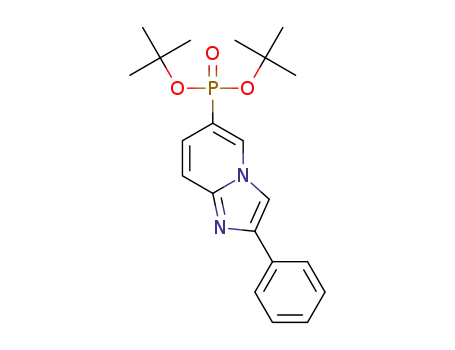 di-tert-butyl (2-phenylimidazo[1,2-a]pyridin-6-yl)phosphonate