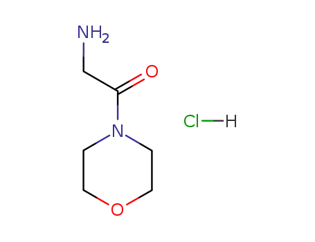 Molecular Structure of 24152-96-3 (2-AMINO-1-MORPHOLIN-4-YL-ETHANONE HCL)