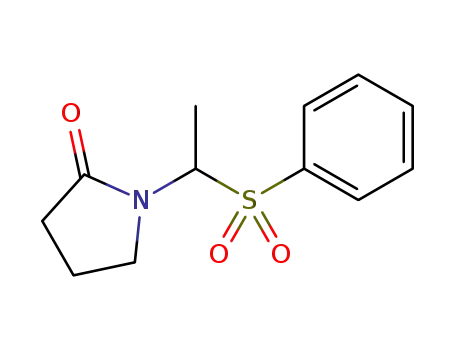 1-(1-(phenylsulfonyl)ethyl)pyrrolidin-2-one