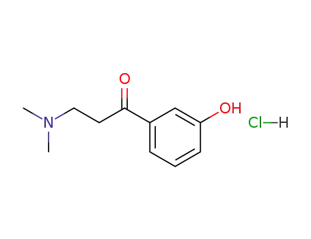 Molecular Structure of 5453-62-3 (3-(dimethylamino)-1-(3-hydroxyphenyl)propan-1-one)