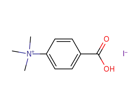Molecular Structure of 880-00-2 (Benzenaminium, 4-carboxy-N,N,N-trimethyl-, iodide)