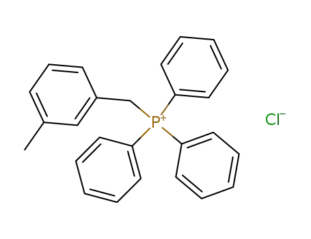 Molecular Structure of 63368-37-6 ((3-METHYLBENZYL)TRIPHENYLPHOSPHONIUM CHLORIDE)