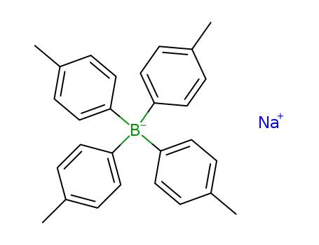 Borate(1-), tetrakis(4-methylphenyl)-,
sodium(1:1)