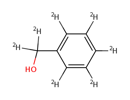 Molecular Structure of 71258-23-6 (BENZYL-D7 ALCOHOL)