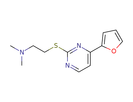 N,N-dimethyl-2-<(4'-furan-2''-ylpyrimidin-2'-yl)thio>ethylamine