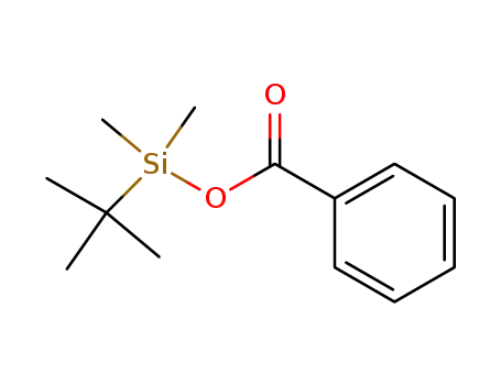 Molecular Structure of 75732-41-1 (Silanol, (1,1-dimethylethyl)dimethyl-, benzoate)