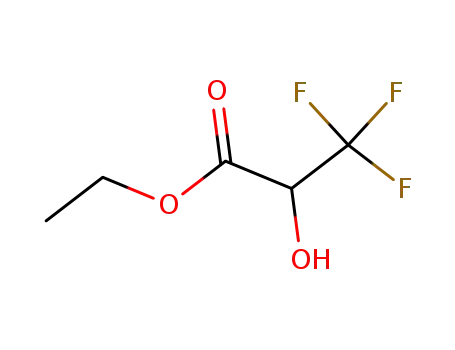 Molecular Structure of 94726-00-8 (ETHYL 3,3,3-TRIFLUORO-2-HYDROXY-PROPIONATE)