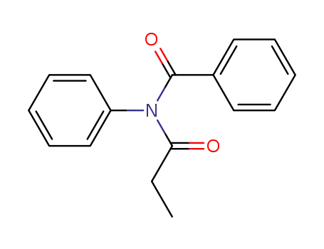 Molecular Structure of 84918-79-6 (Benzamide, N-(1-oxopropyl)-N-phenyl-)