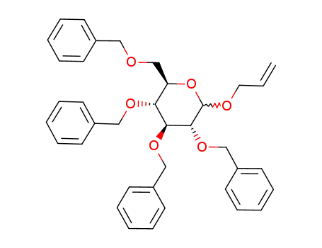 2-(allyloxy)-3,4,5-tris(benzyloxy)-6-(benzyloxymethyl)-tetrahydro-2H-pyran