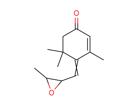 3,5,5-Trimethyl-4-[1-(3-methyl-oxiranyl)-meth-(Z)-ylidene]-cyclohex-2-enone