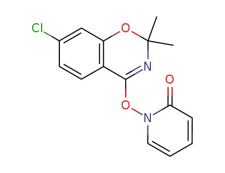 1-(7-Chloro-2,2-dimethyl-2H-benzo[e][1,3]oxazin-4-yloxy)-1H-pyridin-2-one