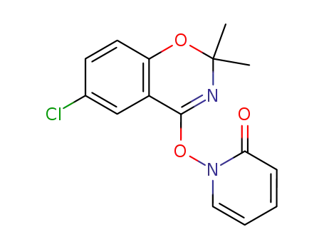 1-(6-Chloro-2,2-dimethyl-2H-benzo[e][1,3]oxazin-4-yloxy)-1H-pyridin-2-one